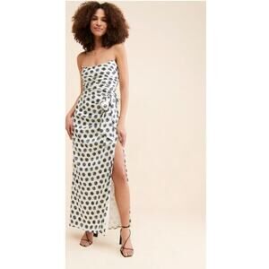 Hutch Strapless Polka Dot Dress Size 6